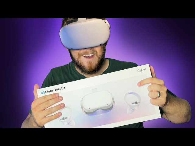 Meta (Oculus) Quest 2 Unboxing and Setup | Owning VR for the first time! class=