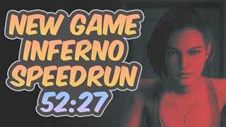 Resident Evil 3 Remake - New Game Inferno Speedrun - 52:57