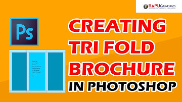 How to make tri fold brochure in Photoshop | Tutorial