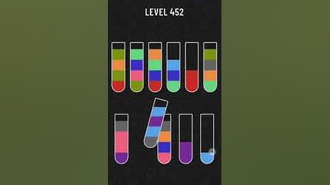 Water Sort Puzzle Level 452 Walkthrough Solution Android/iOS 💦