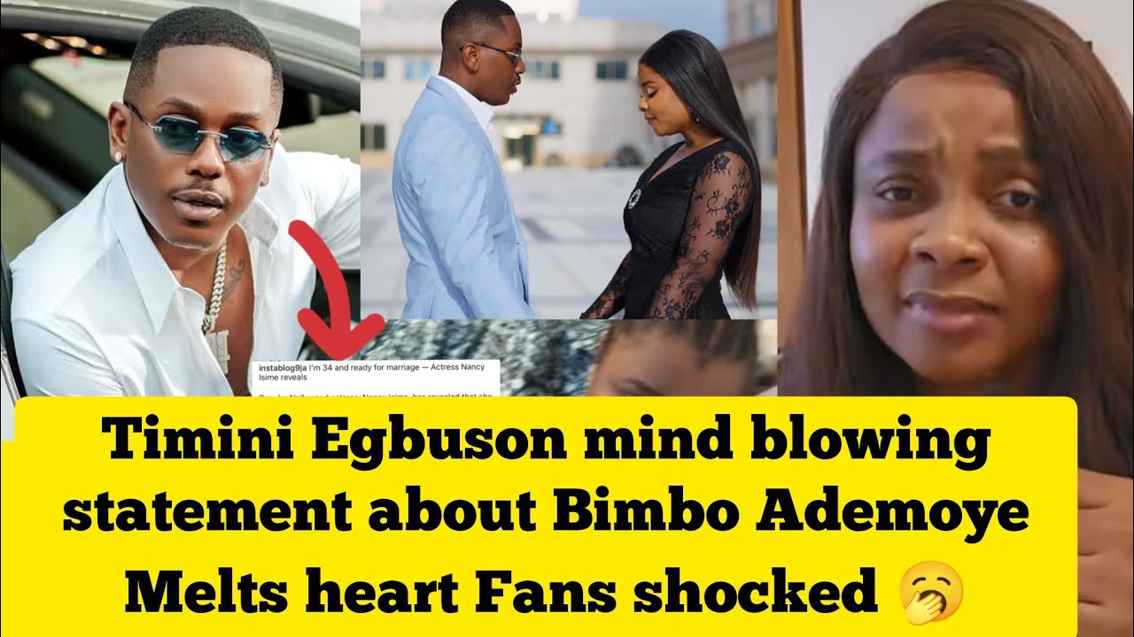Timini Egbuson mind blowing statement about Bimbo Ademoye melts heart fans shocked 