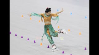 No.2 WANG ANQI(王安琪)   Youth Women's Group of the China Roller Skating Championships