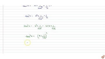 If `secx=x+1/(4x)` then `secx+tanx` is
