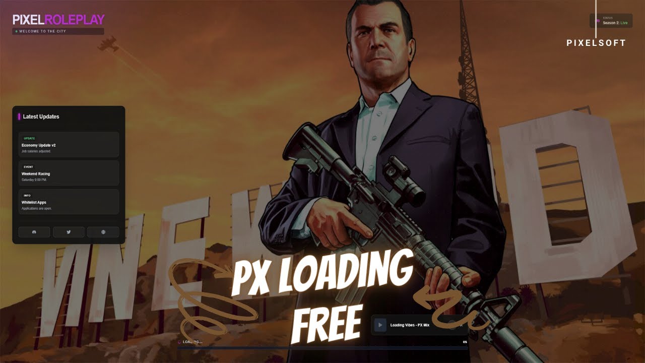 Fivem Loading Screen [FREE] #fivem #script - YouTube