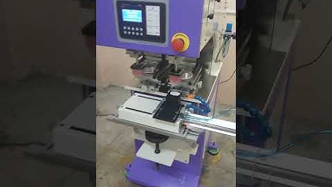 Pourav two colour pad printing machine