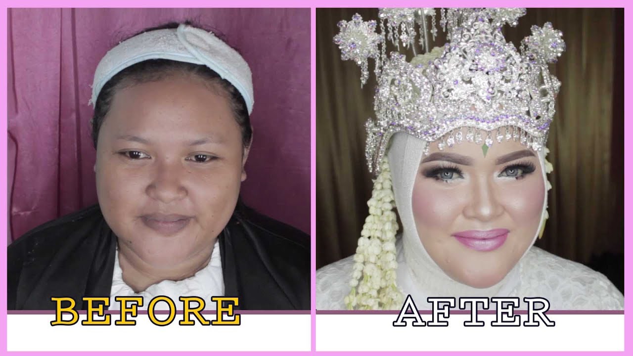 MAKEUP TUTORIAL PENGANTIN BERWAJAH BULAT YouTube