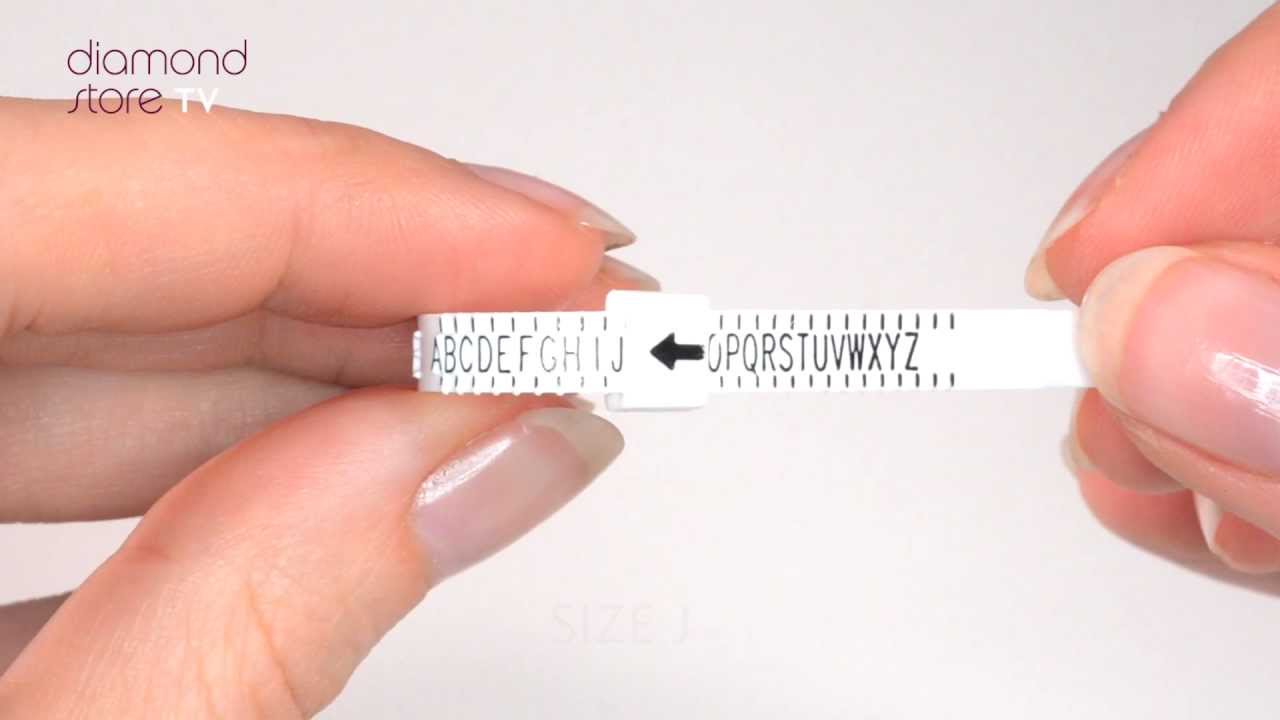 White/Black Wedding Ring Band Genuine Tester Ring Sizer Measure Finger Gauge  | eBay