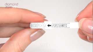 How To Measure You Finger Size - TheDiamondStoreUK  Ring Size Tool