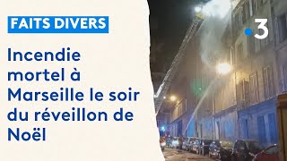 Incendie mortel dans un immeuble à Marseille