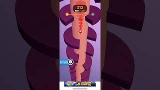 Helix jump voodoo Game #3 #helixjump  #Gameover #gameplay #voodoo #shorts screenshot 4