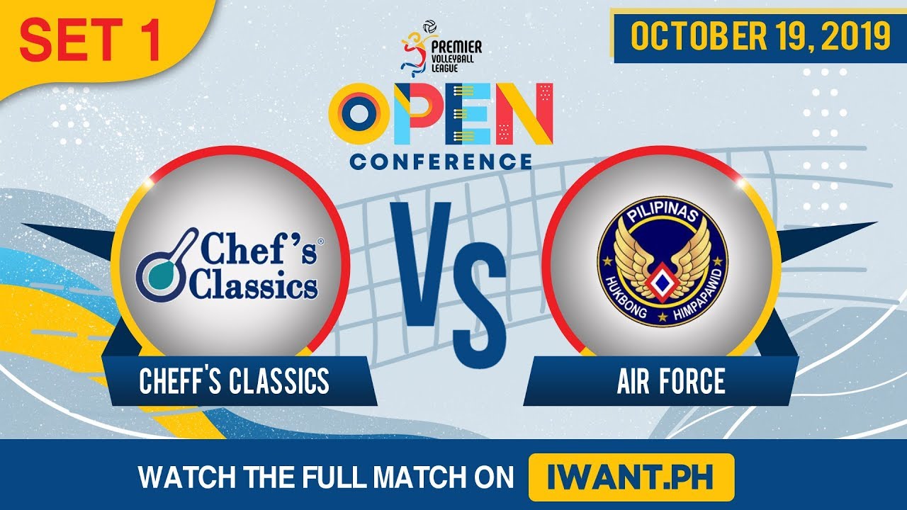SET 1 | Chef's Classics vs. Air Force | Oct 19, 2019 #PVL2019(Watch the full game on iWant.ph)