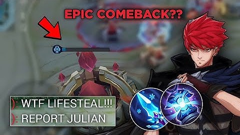 NEW META JULIAN LIFESTEAL HACK BUILD!! | JULIAN BEST BUILD 2022!! - MOBILE LEGENDS BANG BANG
