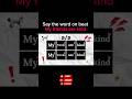 Say the word on beat |My friend #saythewordonbeat