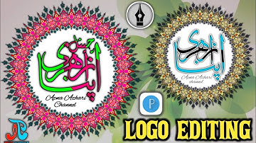Channel Logo Editing | Udru Stylish Logo Kaise Banaye | Imagitor Pixellab | Israr Tutorials