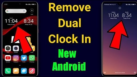 Remove Dual Clock From Lock Screen In Android Phone 2021 Lastest Models || Nida Online