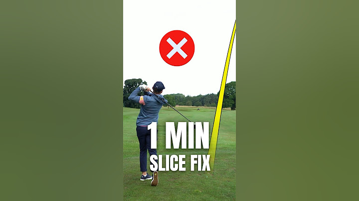 SLICE FIX IN UNDER 1 MINUTE #golf #golftips #golfinstruction #golfswing #alexelliottgolf