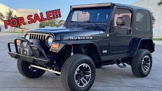 FOR SALE 2005 JEEP WRANGLER TJ RUBICON ONLY 77K MILES by Custom Wheels Inc 456 views 3 weeks ago 7 minutes, 32 seconds