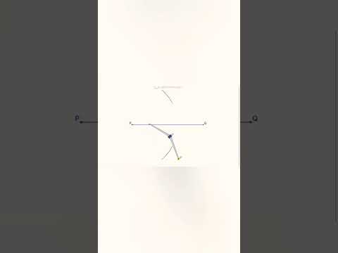 انشاء محور تماثل لقطعه مستقية Create An Axis Of Symmetry For A Straight Segment