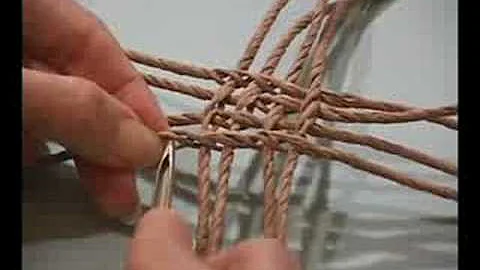 Scenes from the DVD "Ply-Split Garlic Basket" with...