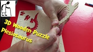 3D Wooden Puzzle Plesiosaurus