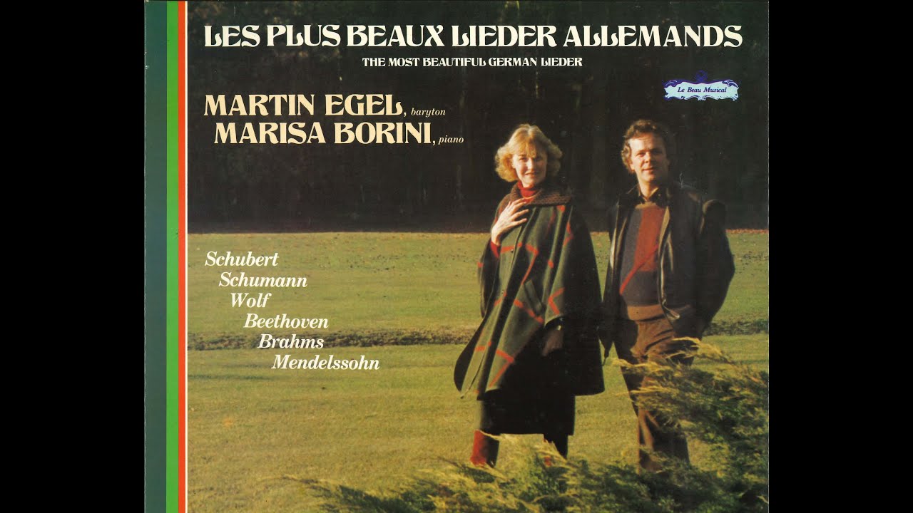 Mendelssohn: Auf Flügeln des Gesanges op. 34 nr. 2 - Martin Egel, baritono; Marisa Borini, piano