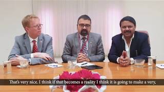 Dr. Pankaj Gupta in conversation with Mr. Parag Dhawan and Mr. Andrew Goodliff