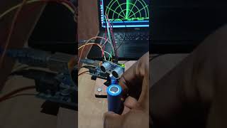 Diy radar system using ultrasonic sensor and servo #arduinoprojects #arduino #diy #robotarduino