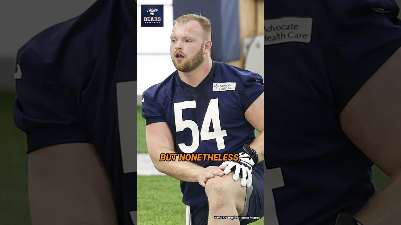 Logan Jones at Center Is the BEST Version of the Bears O-Line 🎯 #bears #nfl