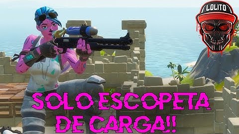 💀¡GANANDO SOLO con ESCOPETA DE CARGA! 💀 ~ FORTNITE 2 SEASON 4