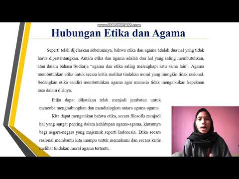 Video: Apakah hubungan antara etika dan agama?