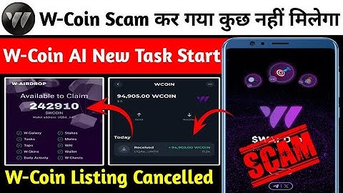 ♻️W-Coin AI New Airdrop Launch | W-Coin Airdrop Not Listed| W-Coin Listing Exchange List 