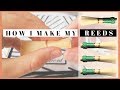 How i make my reeds  a step by step to build your bassoon reeds without special tools