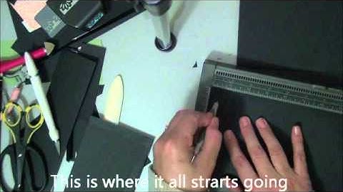 Mini Album Tutorial Part 2 Using the Envelope Punch Board