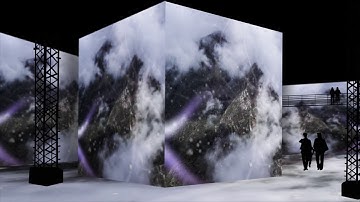 Life faster than Light|Universe Simulation|Art installation proposal|Costas Picadas