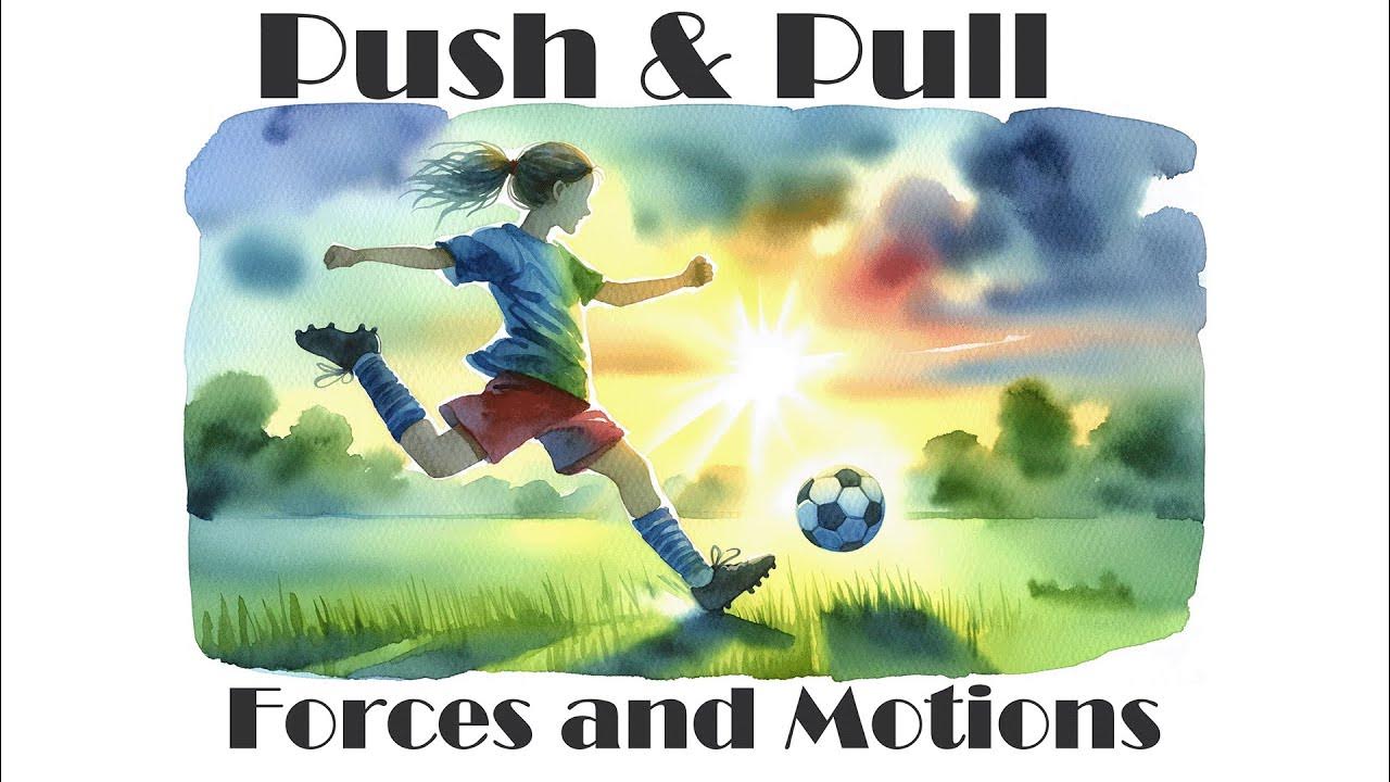 Forces and Motion Push and Pull Science NGSS 3rd and 4th Grade