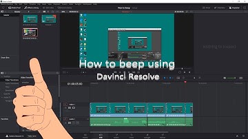 How to beep cursing on Davinci Resolve