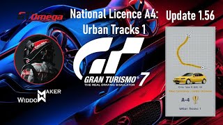 Licence Test National A4 Urban tracks 1 156 GT7  Widdowmaker