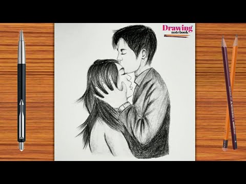 How to Draw a Kiss - Really Easy Drawing Tutorial