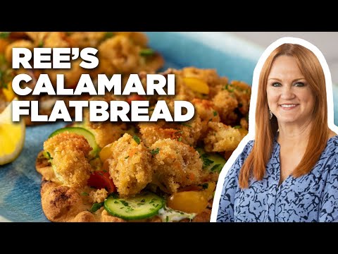 Ree Drummond's Fried Calamari Flatbread | The Pioneer Woman | Food Network