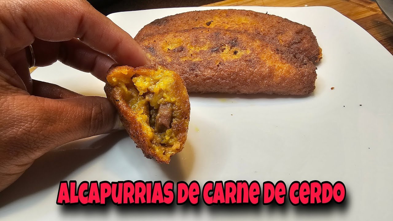 Alcapurrias con carne de cerdo 🐷