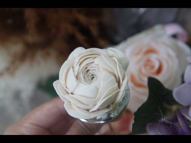 [앙금플라워떡케이크] 러넌큘러스 파이핑, how to pipe Ranunculus asiaticus(korean flower cake)