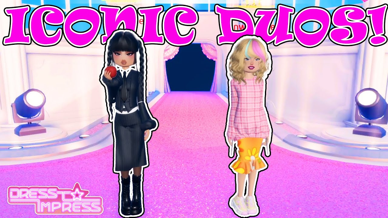 DRESS TO IMPRESS aber wir sind ICONIC DUOS auf einem PRO SERVER! @noiseate