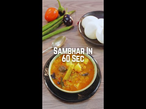 Sambhar For Dosa Idli Vada Upma Kunal Kapur Recipes Shorts YTShorts 