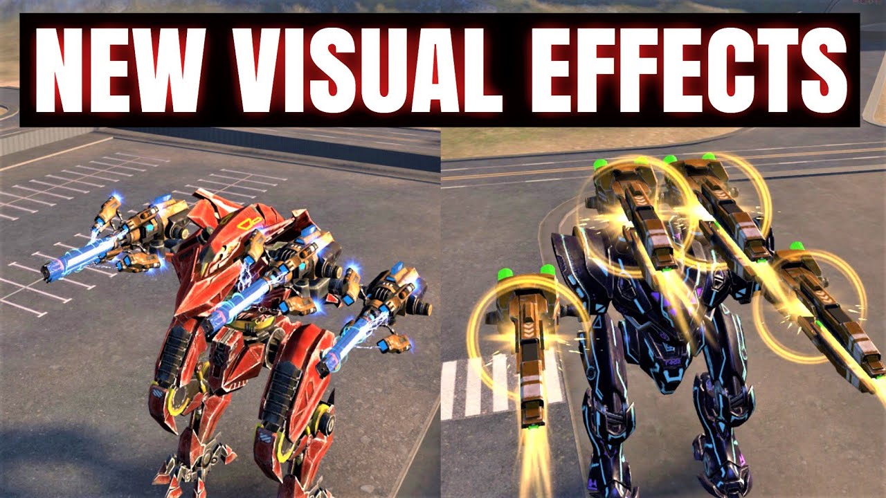 [WR] New Visual Effects For All Weapons - War Robots Remastered Test ...