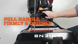 How to Pull Start your Ariens AX Engine Gen 1