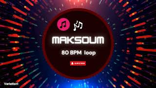 Maksoum Fast Rhythm 80 BPM | ايقاع مقسوم سريع