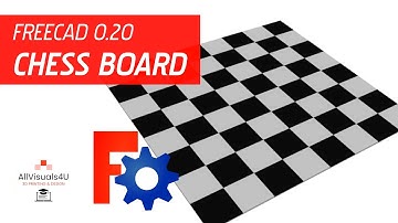 ⬛⬜ Chess Board 3D Model - Chess Board FreeCAD Tutorial - FreeCAD Part Design