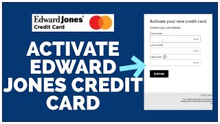 How To Activate Edward Jones Credit Card Online?