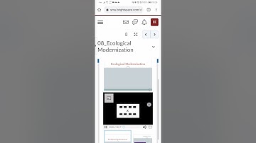 Ecological Modernization WEEK 8