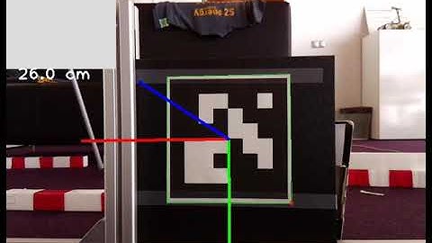 Aruco marker-based OpenCV distance measurement